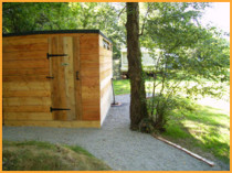 Our toilet and shower facilities.